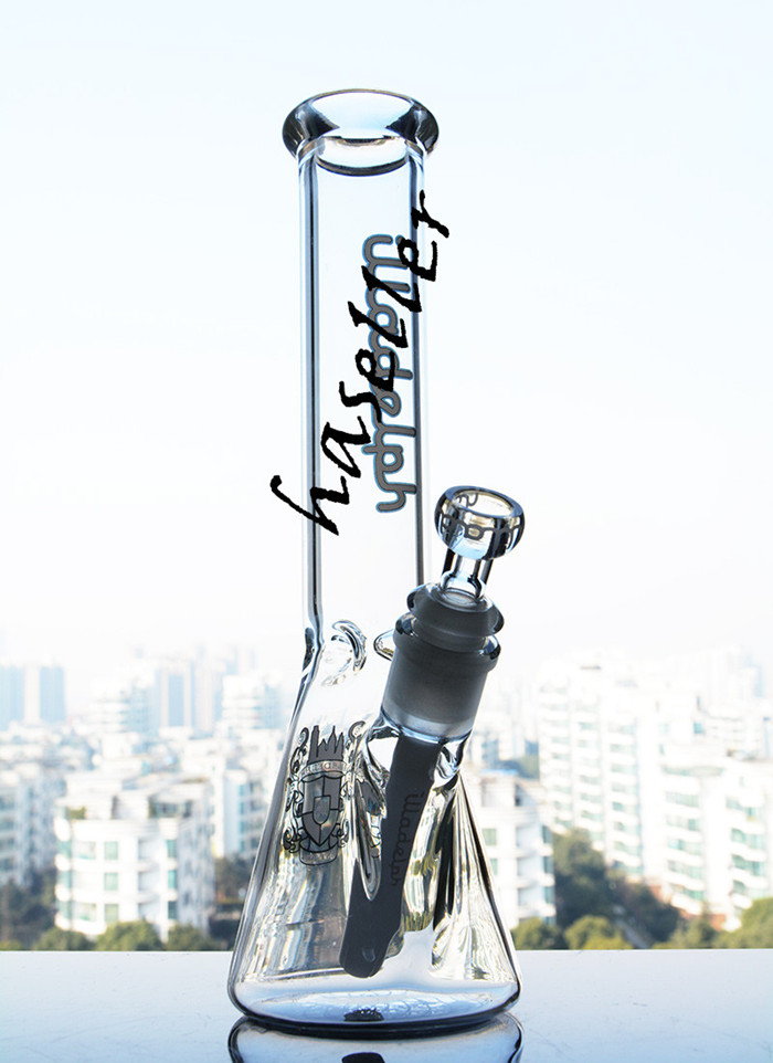 

10.6 inchs Beaker bong hookahs Downstem Perc Glass bubbler Smoke Oil Burner Pipe Smoking accessories Wax heady Dab Rig with 14mm bowl