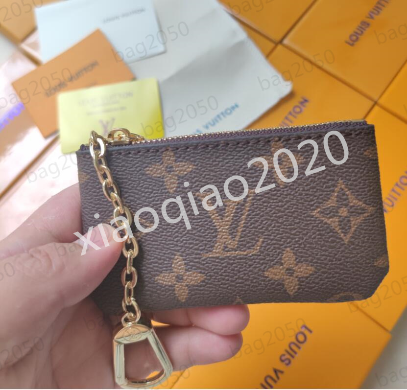 

France style coin pouch pochette men women lady leather coin purse Ring Credit Card Holder key wallets mini wallet with box dustbag LVLOUISVITTON VUTTON, Need help contact me