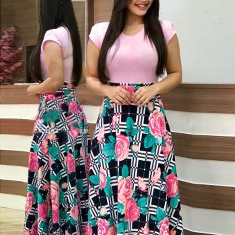 

summer sleeveless floral printed womens dresses sundress casual swing maxi party night beach vestidos, Black;gray