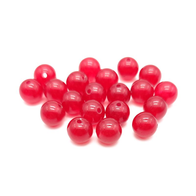 

Other 8mm Natural Stone Red Agates Beads Round Loose Spacer For Jewelry Making Bracelet Necklace Accessories