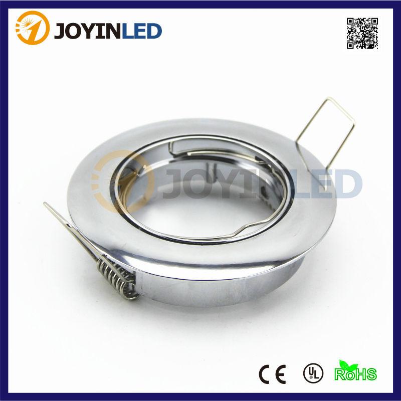 

10pcs Chrome Color GU10 Led Spotlights Fitting Ring For Home MR16 GU5.3 Fixtures