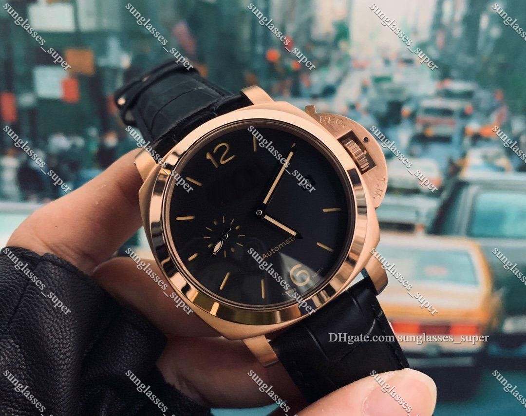 Men Watches PAM 316L Stainless Steel 44mm*15mm Leather Strap Mechanical Movement For Man Automatic Wristwatches Special Wristwatch-image-707256753