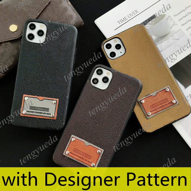 

Top Fashion Designer Phone Cases for iphone 14 14pro 14plus 13 13pro 12 12pro 11 pro max XS XR Xsma 7 8plus TPU Leather Luxury Cellphone Cover, Brown small-#v.letters