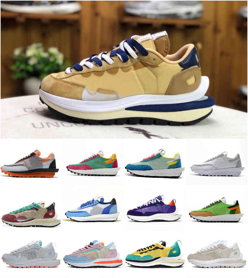 

Shoes Sacais Waffle VaporWaffle Pegasus Running Mens Womens Nylon White Black NYC Pigeon Fragment Chunky Dunky LDV Daybreak Green Gusto, Bubble wrap packaging