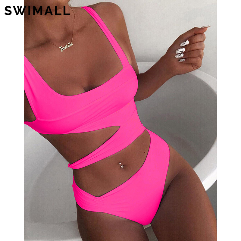 

Bla White High Cut One Piece Swimsuit Women Swimwear Push Up Monokini 2021 Summer Bather Bathing Suit Beach Wear Biquini
