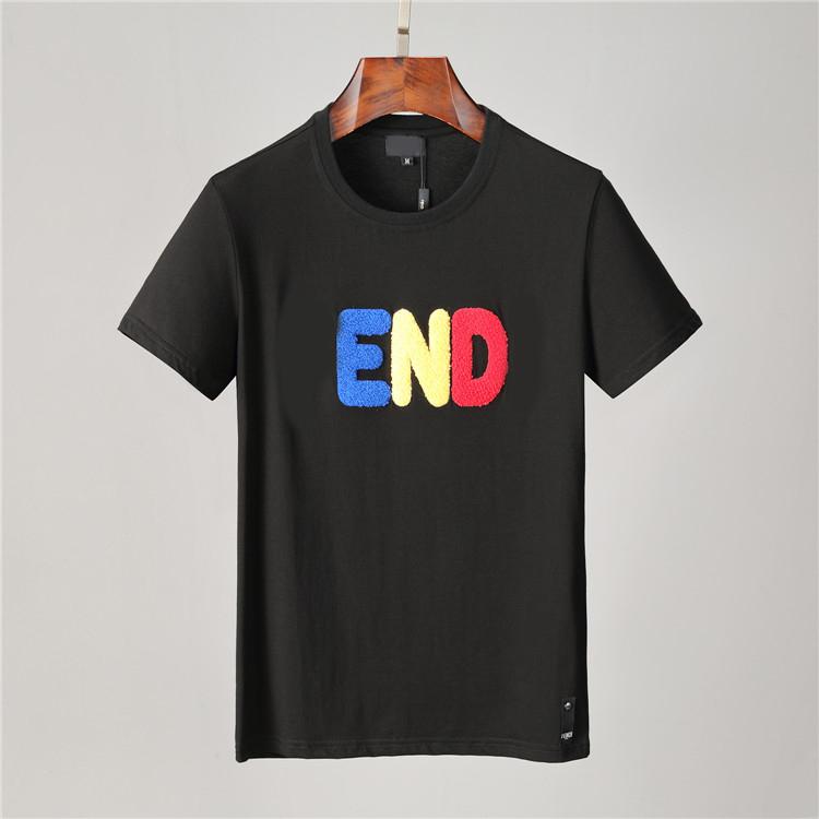 

2021 Famous Mens Designers T Shirt Polos Men Women Letter Print Short Sleeve Fashion Mens Stylist Casual Round Neck Tees Size QAQ