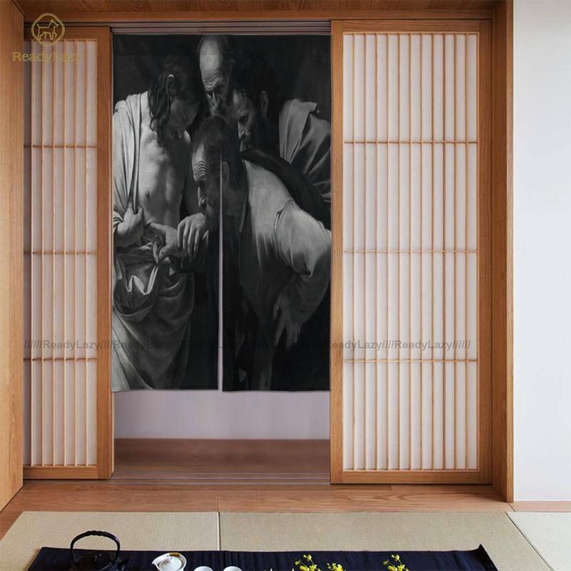 

Preacher Curtains Fancy Home Door Curtain Double Separator & Drapes