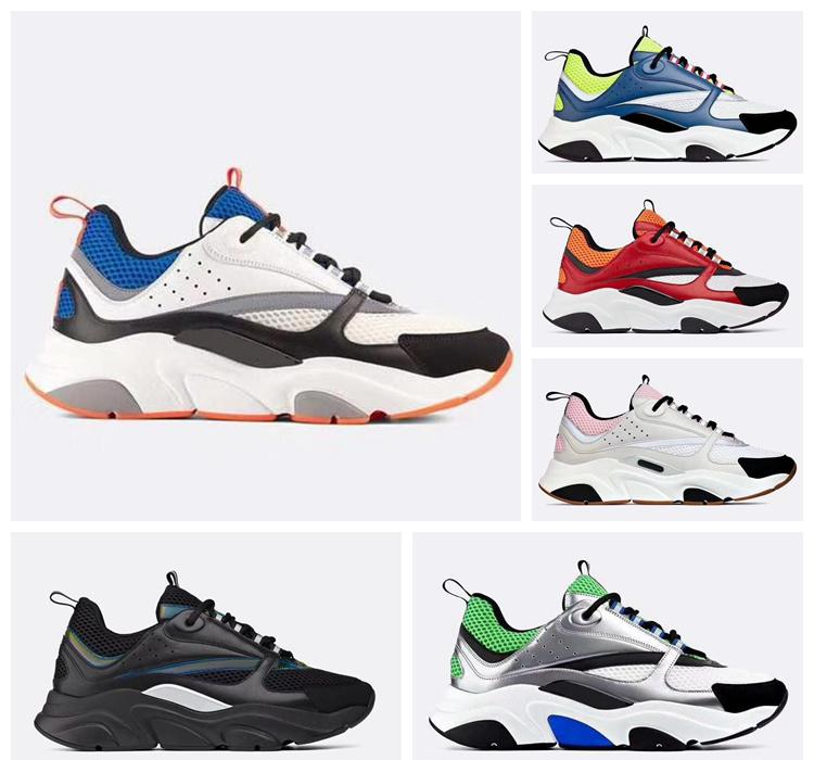 

2021 High Quality B22 B23 Men s Canvas Calfskin trainers boots Shoes fashion french black red womens sneakers with box 8c0x3e