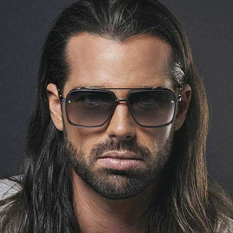 

Sunglasses Maricr Fashion Imitation Wood Grain Leg Design Eyewear Net Star Same Box For Men Oversized Street S Wholesale