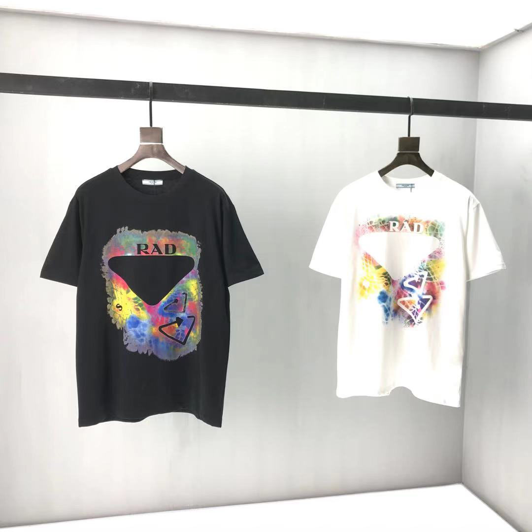 

2020ss spring and summer new high grade cotton printing short sleeve round neck panel T-Shirt Size: m-l-xl-xxl-xxxl Color: black white q10