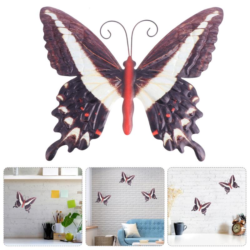 

Metal Butterflies Wall Decor Vintage Iron Ornaments Home Decorative Objects & Figurines
