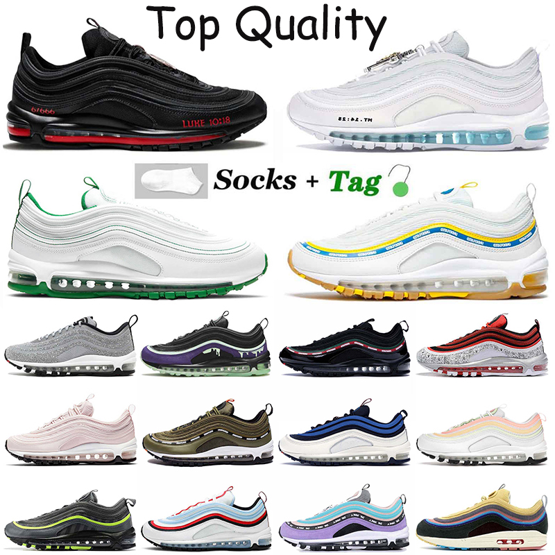 

Mschf Lil Nas x Satan Luke Inri Jesus Cushion 97 Running Shoes For Men Black All White Off Sean Wotherspoon Free Run Mens Womens Sports Sneakers Trainers, #47 flip the old school 36-45