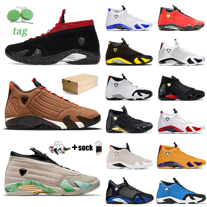 

men basketball shoes the new colour red lipstick jumpman 14 14s thunder terra blush black gym casual university gold hyper royal winterized trainer sneakers with tag, A17 fortune 40-47