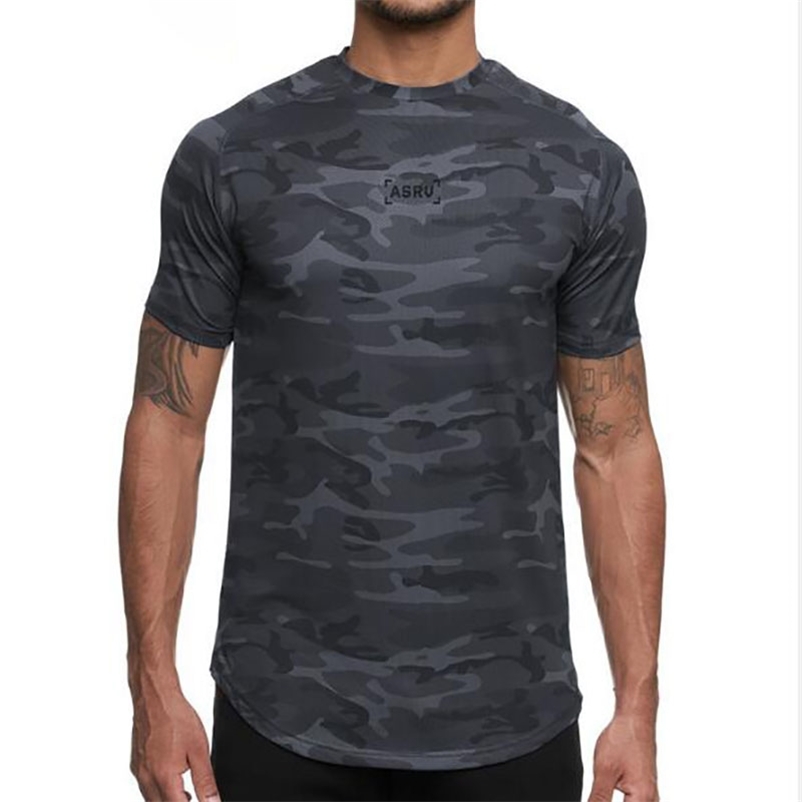 

Gyms Bodyengineers Summer The Stadium Shark Stringer T-shirt Man Bodybuilding And Fitness Crime Short Sleeve T-shirt 210322, Gray camouflage