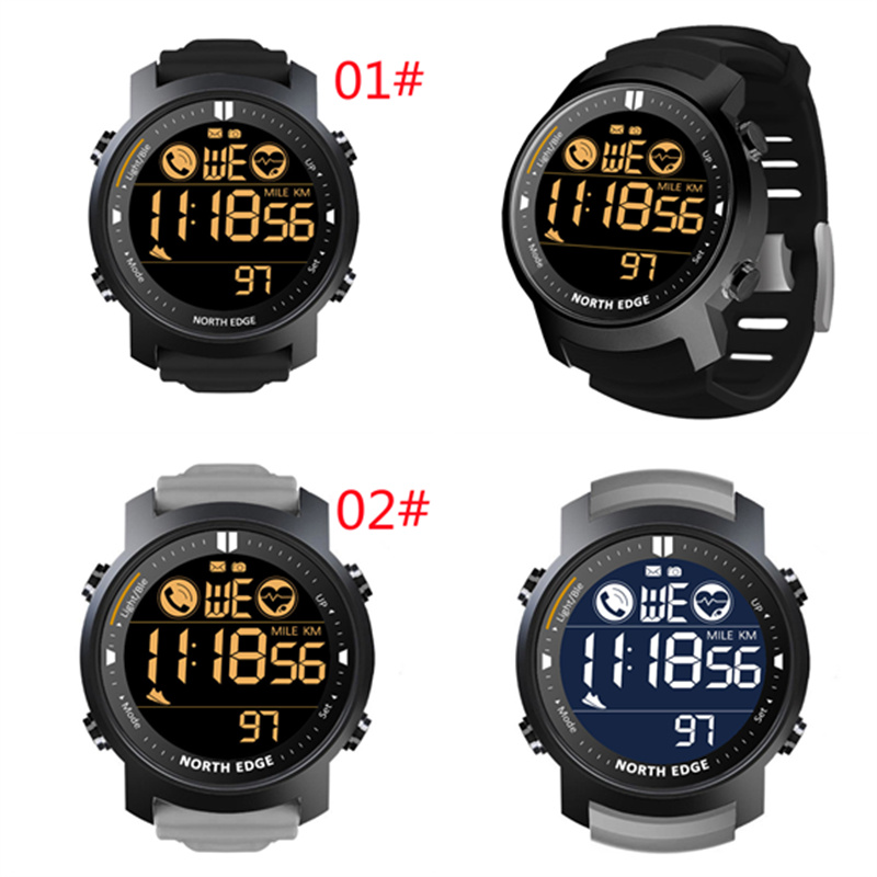 

Male Outdoor Sports Smart Metal Watch Heart Rate Waterproof Swimming Bluetooth Watches Calorie Consumption Tactical watchs