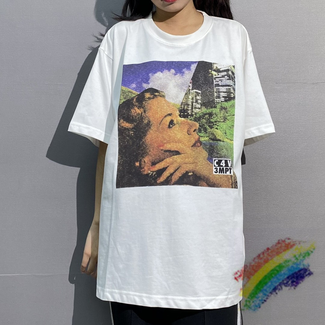 

2021ss T Shirt Men Women 1 High Quality Short Sleeve T-shirt Tee Tops, White