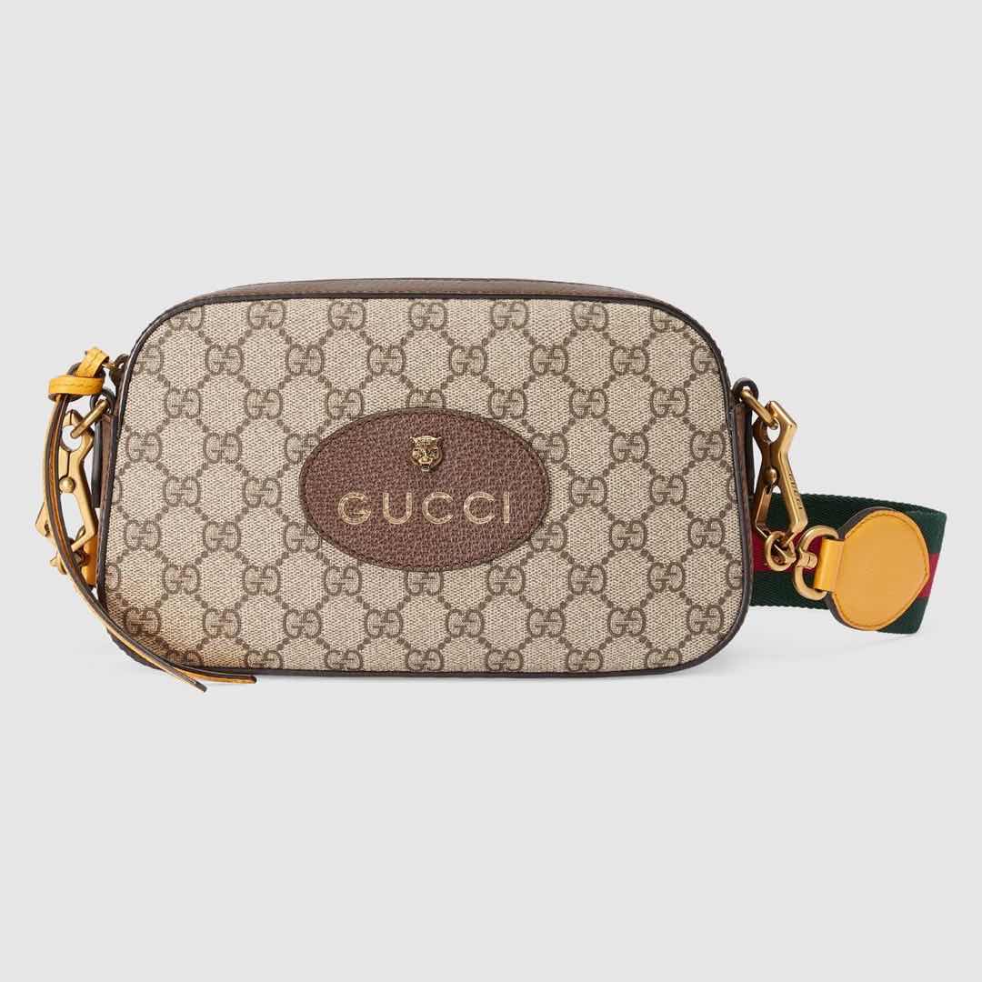 

Canvas messenger Bags For Women black Marmont Neo Vintage GG Supreme crossbody bag, Only box