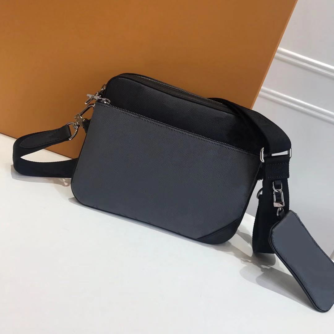 

lianquan001 Classic Brand Top Bags Designers 2021 Fashion Crossbody Genuine Leather Bag Shoulder Luxurys Quality Men Three-In-One Postman High Vmunn, Vip shipping