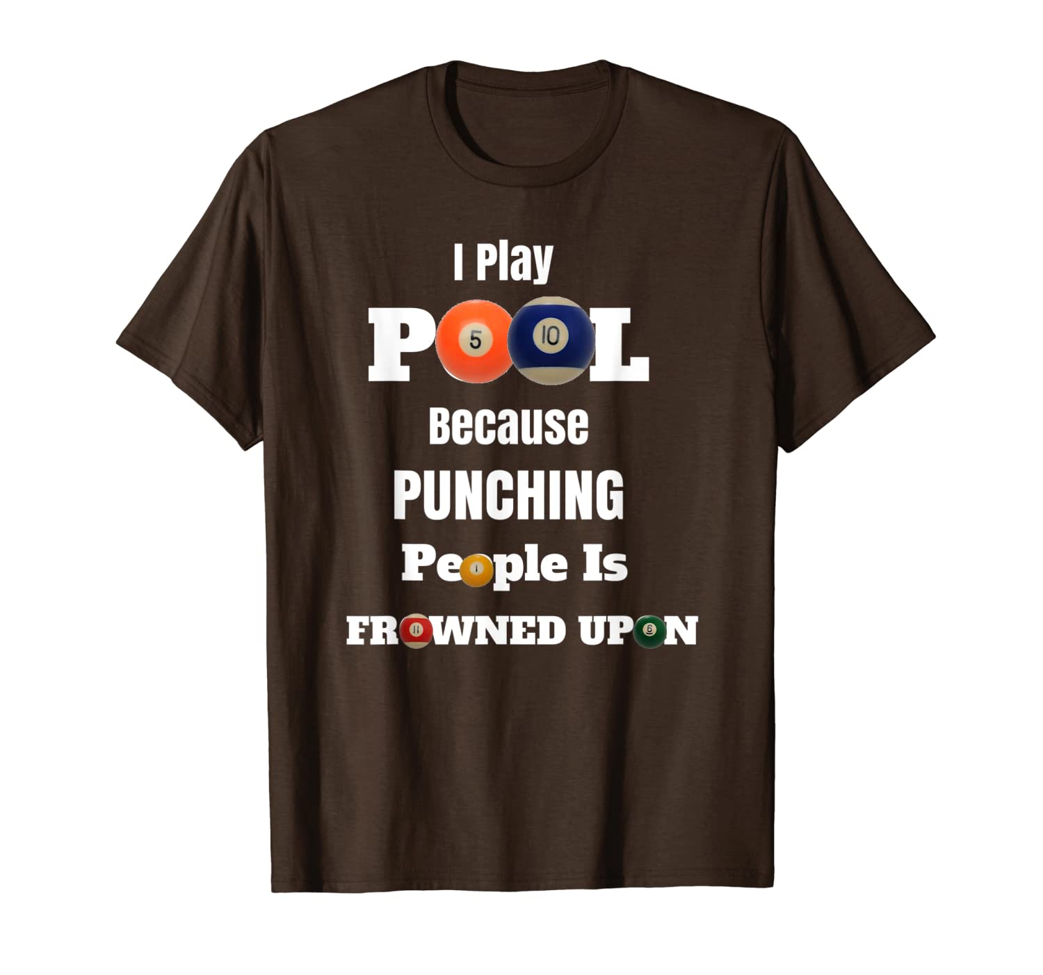 

funny billiards pool lover punching people gift, White;black