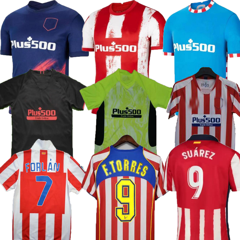 

Retro 2004 2005 2013 2014 2019 2020 SUÁREZ Atletico Madrid soccer jerseys Griezmann MAXI F.TORRES 04 05 10 19 20 21 Gabi Forlán SIMAO vintage classic football shirt, 21/22;away