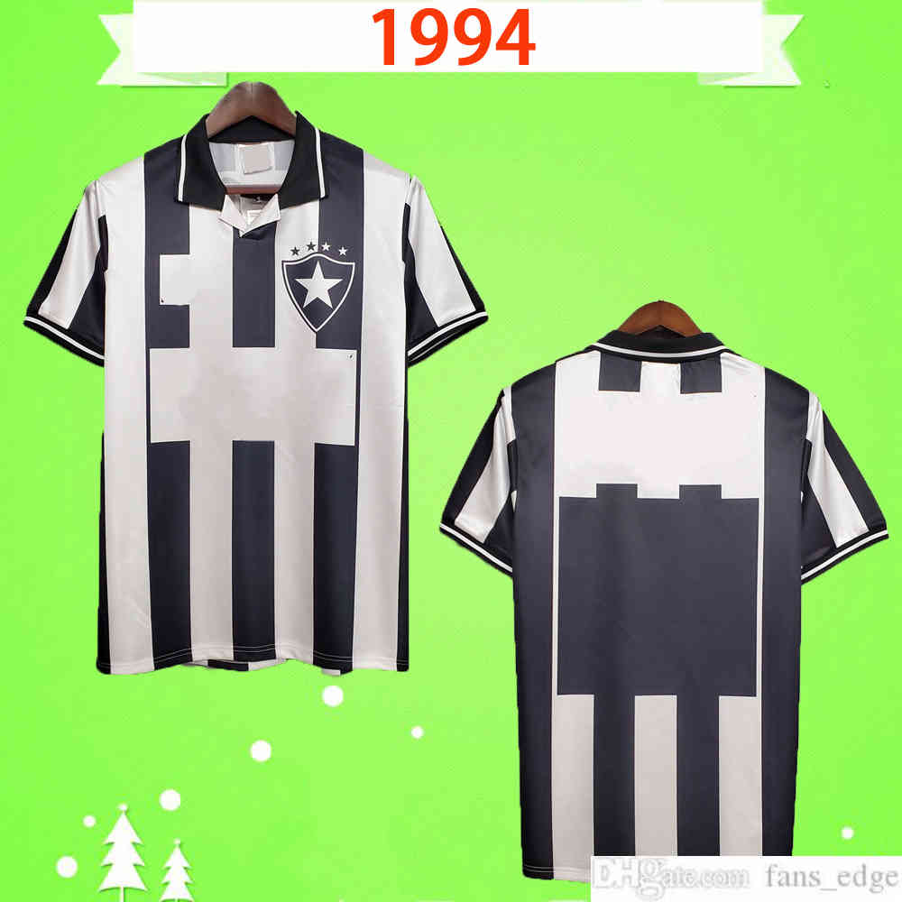 

Botafogo de Futebol e Regatas 1994 Black retro Botafogo soccer jersey 94 Botafogo classic vintage football shirt top uniform commemorate