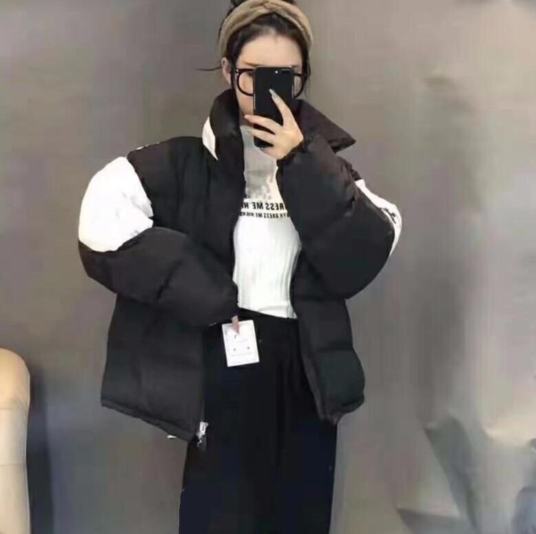 

2021 Fashion winter warm women's down jacket designer high-end C-letter printing applique stand collar thickened for warmth and comfort, Customize