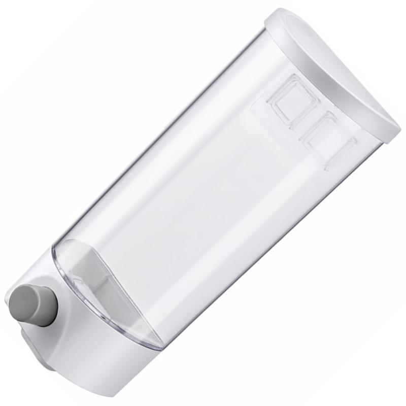 

1 Pc Wall Mounted Storage Jar Transparent Coarse Cereal Storage Container