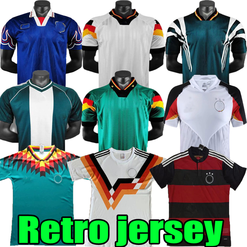 

1980 1990 1994 Littbarski Germany Retro BALLACK Soccer Jersey KLINSMANN Matthias 96 98 2014 Football shirts KALKBRENNER Möller Bierhoff HASSLER Brehme vintage top, 2004 home