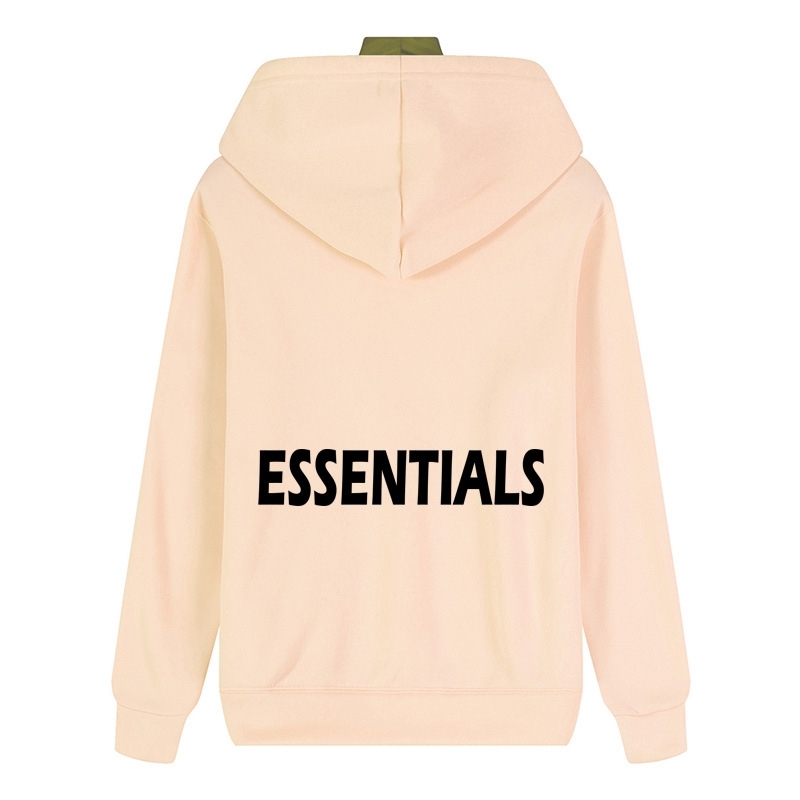 

High street casual Pullover loose oversize back letter fog men' and women' Plush Hoodie1, White