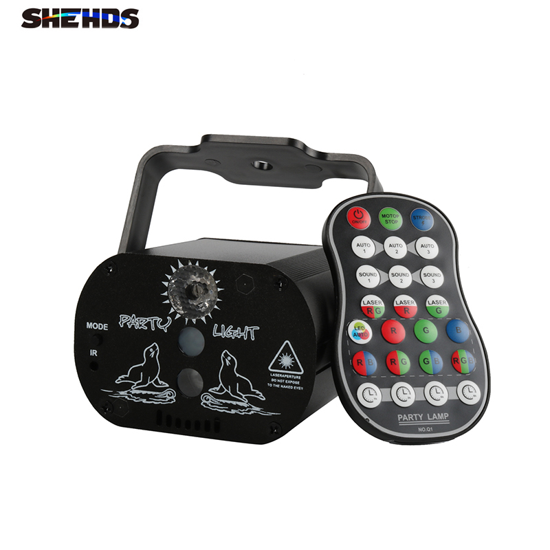 

SHEHDS High Quality Lighting Charged Mini USB 60 Laser Lamp Professional Stage Light For Night Clubs Disco Hotels Shops Party