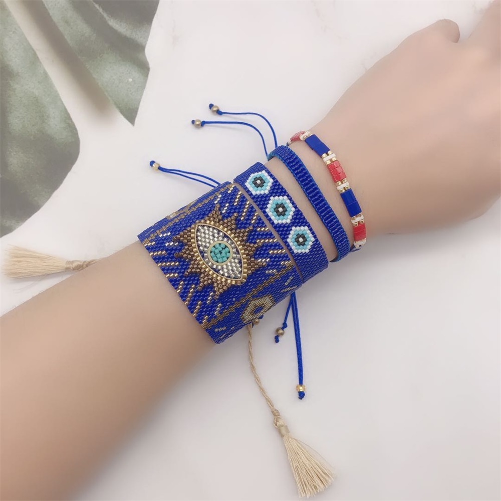 

ZHONGVI Mexico Bracelet Women Pulseras Mujer Moda 2020 MIYUKI Jewelry Turkish Evil Eye Bracelets Handmade Armband Crystal