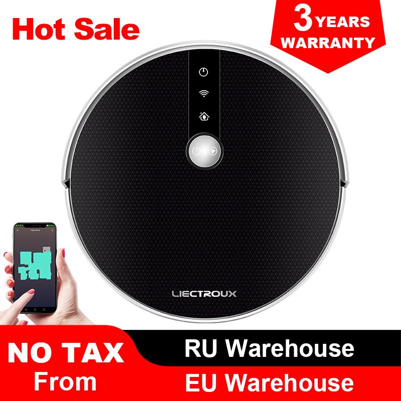 

Vacuum Cleaners LIECTROUX C30B Robot Cleaner Smart Mapping,App & Voice Control,4000Pa Suction,Wet Mopping,Floor Carpet Cleaning,Disinfect
