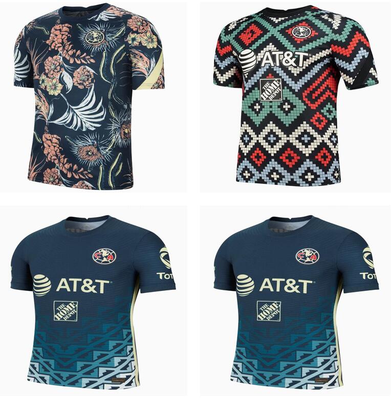 

21 22 Club America Soccer jersey G.RODRIGUEZ O.PERALTA Player version home away training wear R.MARTINEZ P.AGUILAR Woman Long sleeve men+wom, Training wear player