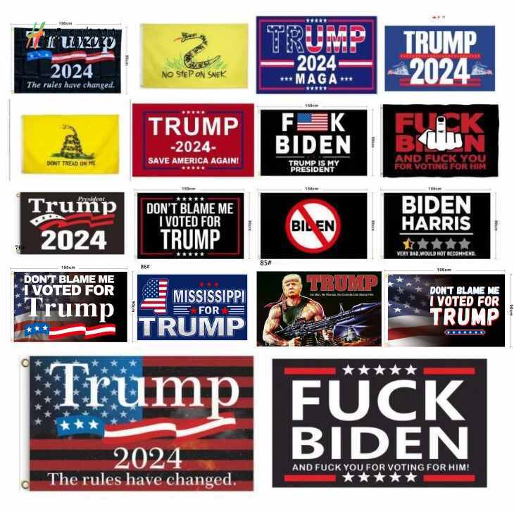 

86 designs direct factory 3x5 Ft 90*150 cm save america again Trump Flag For 2024 President USA DHL Free Ship HJ11