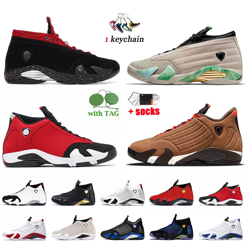 

2021 Top Quality Jumpman 14 Gym Red 14s Mens Basketballl Shoes Fortune Lipstick Winterized University Gold Hyper Royal Black Toe Sports Trainers Sneakers, A30 fortune