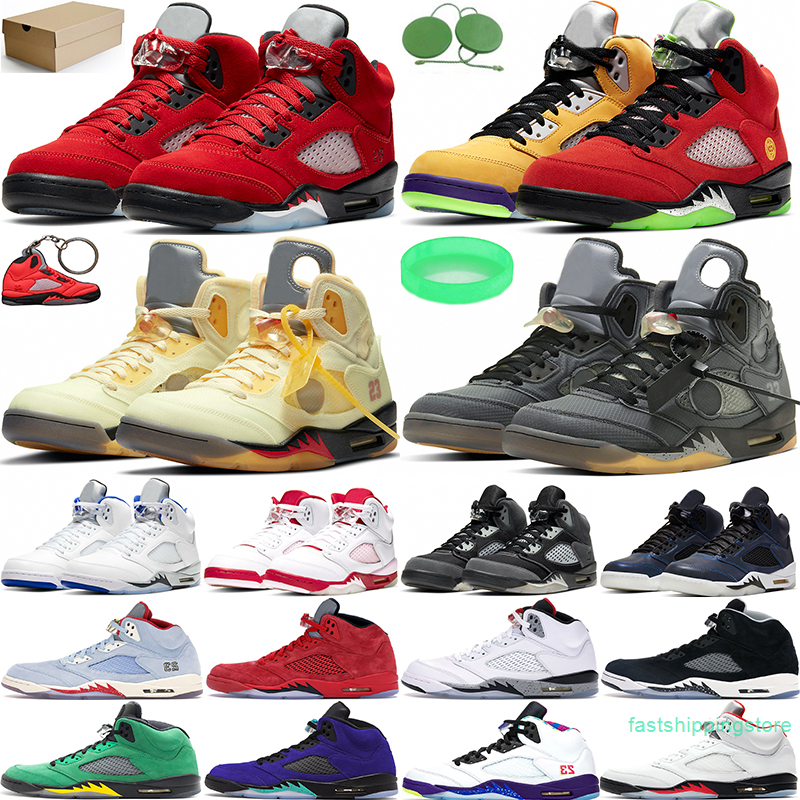 

Jumpman Basketball Shoes 5 5s Raging Bull What The Sail Metallic Ice Blue Oregon TOP 3 Island Green Mens Trainer sneaker