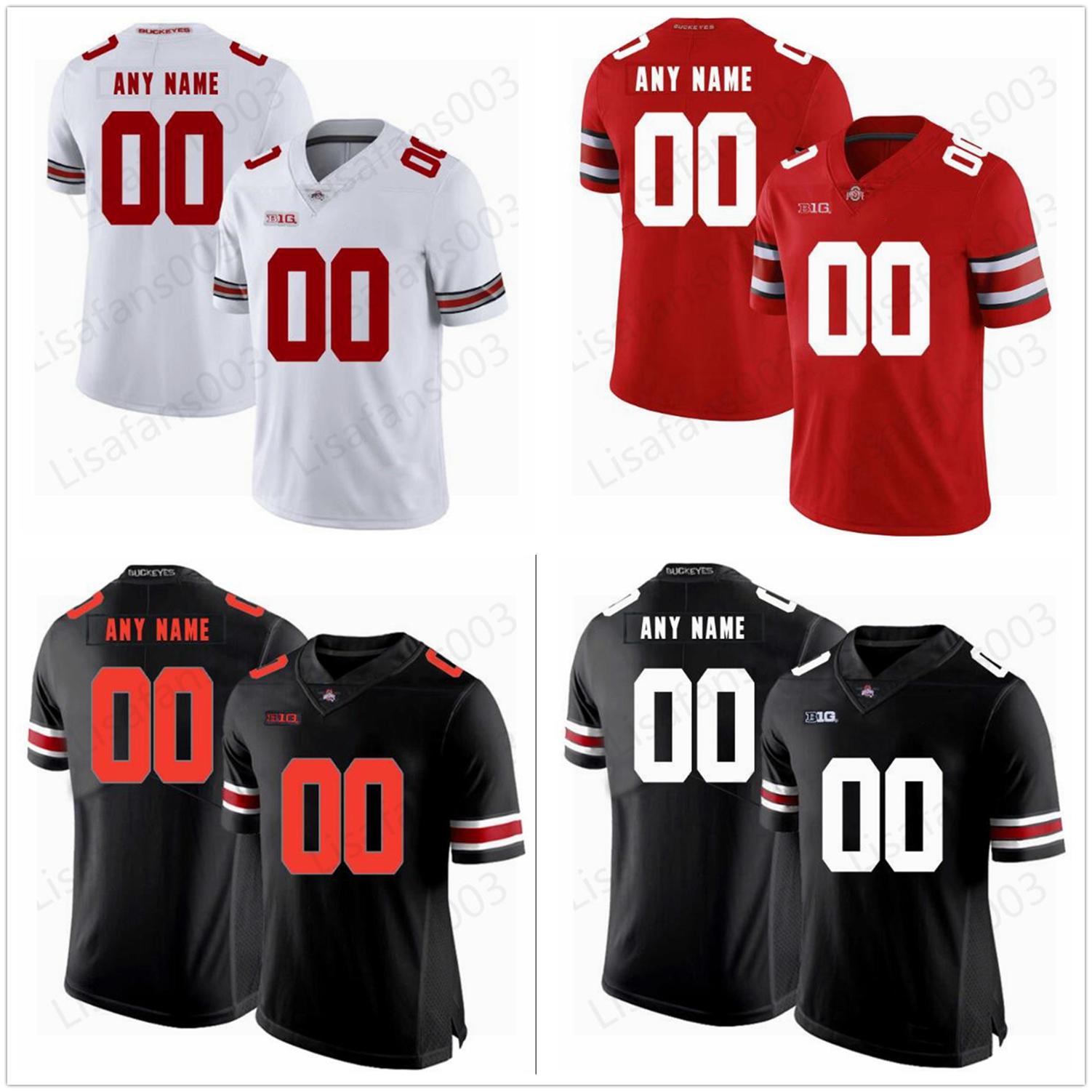 

Custom Ohio State Buckeyes Nick Bosa Chris Olave College Football OSU 150TH stitched Jersey Chase Young Joe Burrow Eddie George, Black