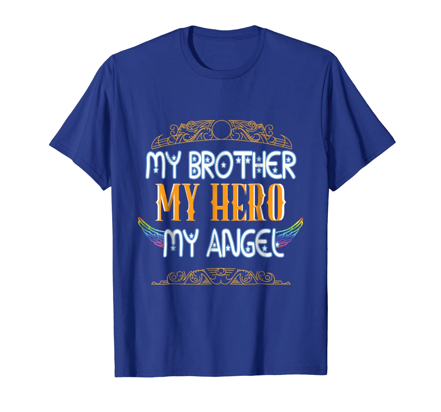 

Loss Of Brother Sympathy Condolence Gift Sibling T Shirt, White;black