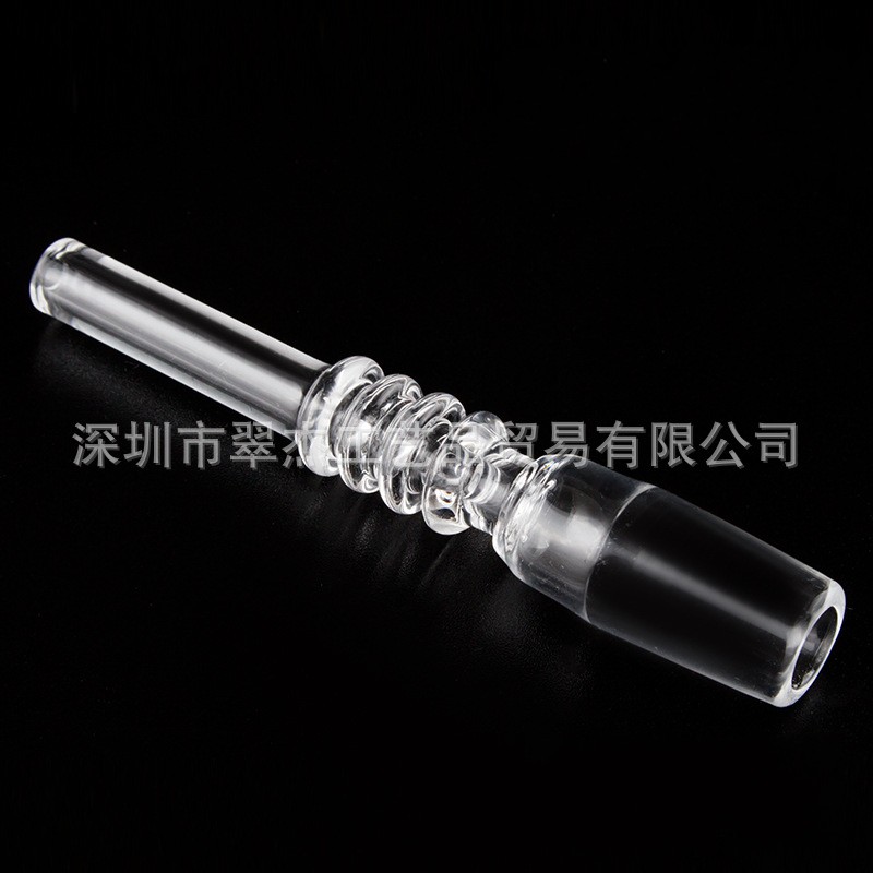 

10mm 14mm Quartz Nectar Collector Tips Thick Straw Drop Quartz Tester Straw Tube Tip for Mini Nectar Collector Kits for Smoking 418 S2
