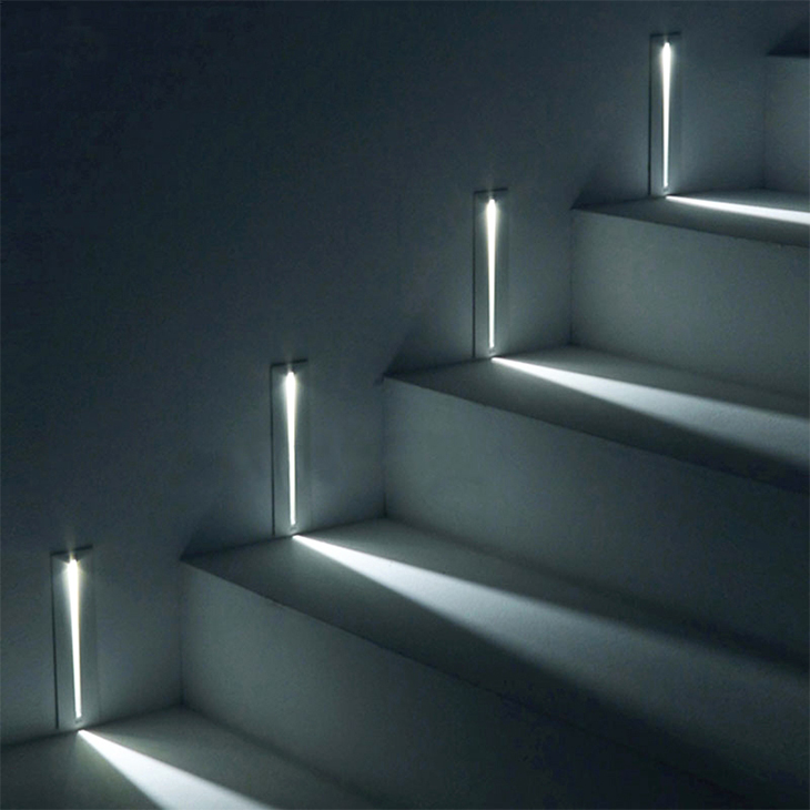 

Recessed 3W Led Stair Light AC85-265V Indoor Corner Wall Lamp Step Decoration Lamp Hallway staircase Lamps