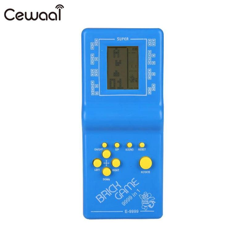 

Portable Game Players Classic Tetris Hand Held LCD Toy Fun Brick Riddle Educational