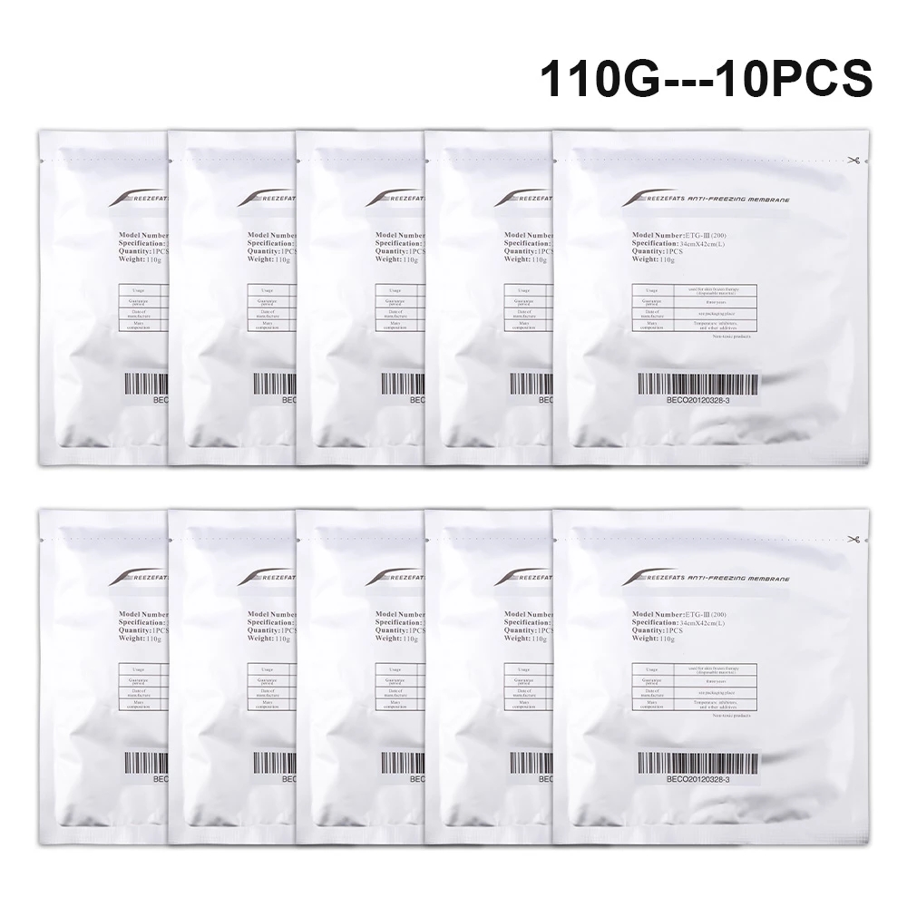 10pcs Fat Freezing Machine accessories Membrane AntiFreeze Membranes Fat Freezie Body Slimming Weight Loss Lipo Anti Cellulite Dissolve-image-753955573