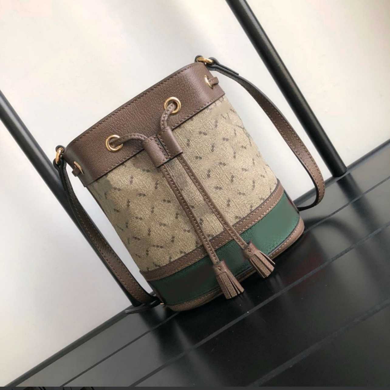 

CLASSIC FLOWER Designer bags Mini Drawstring bag for women handbagxxx Canvas tote genuine leather handbags lady Tassel messenger purse fashion satchel, Small size:15.5x19x9cm