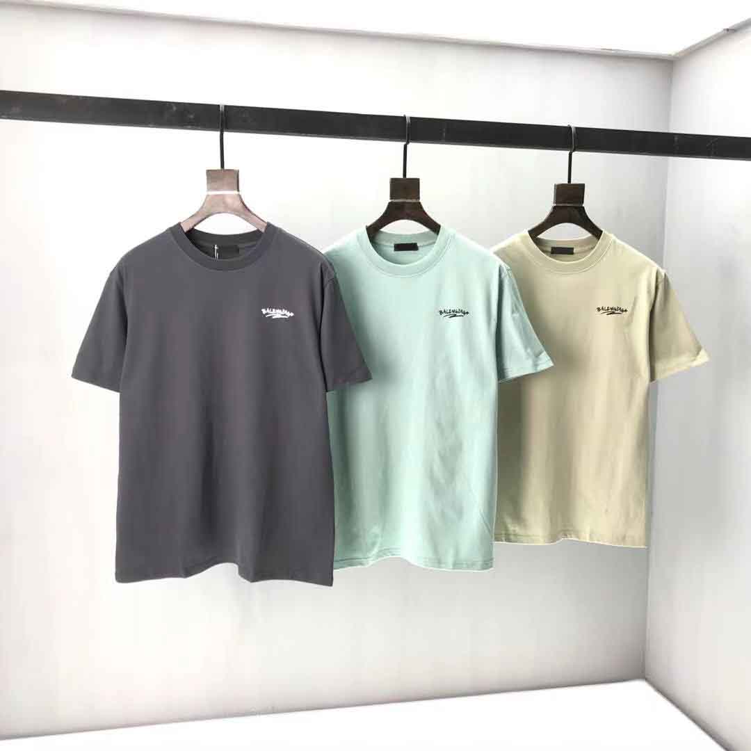 

2021ss spring and summer new high grade cotton printing short sleeve round neck panel T-Shirt Size: m-l-xl-xxl-xxxl Color: black white gf7y