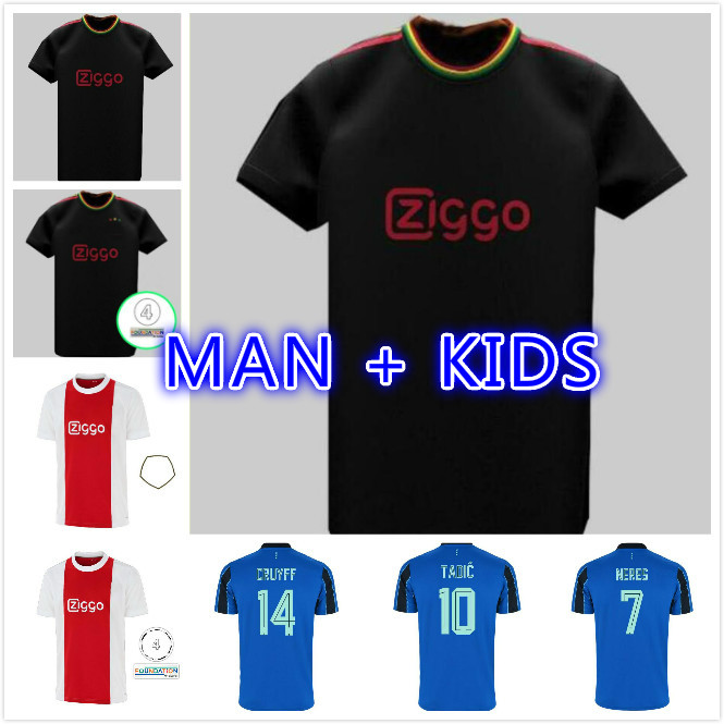 

men and kids soccer jersey 21 22 KLAASSEN ÁLVAREZ BERGHUIS amsterdam camiseta fútbol NERES 2021 2022 TADIC TAGLIAFICO ANTONY CRUYFF maillot de foot