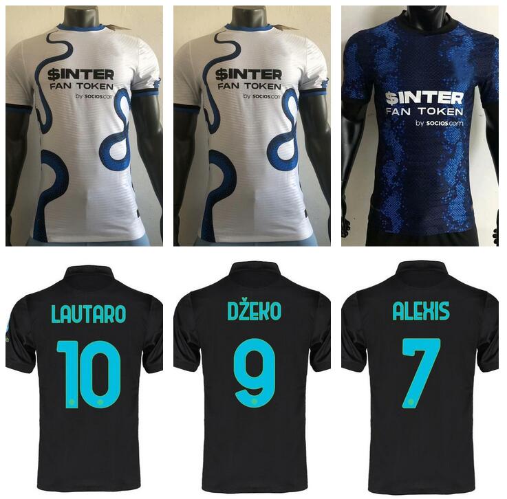 

Player version 2021 2022 BARELLA Dzeko soccer jerseys away 21 22 VIDAL LAUTARO ERIKSEN ALEXIS HAKIMI DE VRIJ GODIN BROZOVIC J.CORREA CALHANOGLU fourth football shirt