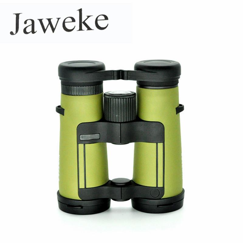 

Telescopes JAWEKE 10x42 Binoculars Electroplated Green Lens 23mm Eyepiece Large View Binoculo Profissional For Hunting Bird Watching Travel