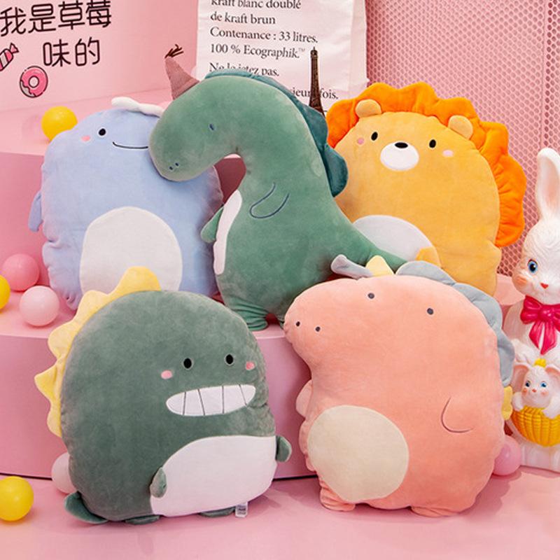 

40CM Squishmallow Plush Toy Animal Doll KawaiiDinosaur Lion Soft Pillow Buddy Stuffed Cushion Valentine's Gift For Kids Girl
