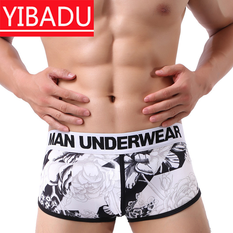 

Men's Underwear Cotton Fashion Breathable Sexy Transparent Boxers Boxers, Bee