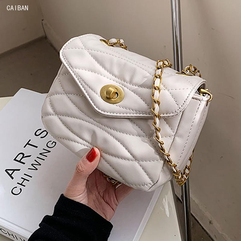 

Cross Body Embroidery Thread Vintage Crossbody Bag 2021 Fashion High Quality PU Leather Women's Designer Handbag Travel Shoulder, Beige